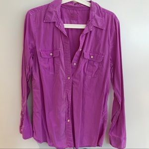 Bright fuchsia GAP button up